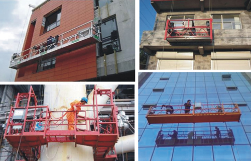 吊籃應(yīng)用施工圖